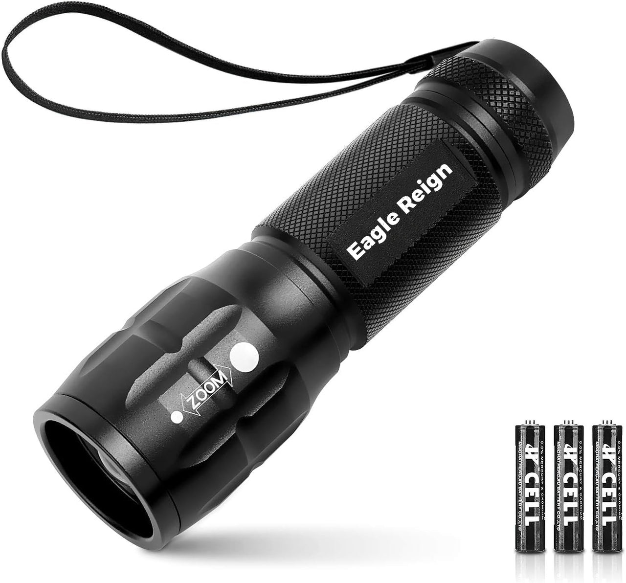 Eagle Reign High-Powered LED Flashlight | Rechargeable, Tactical & Waterproof Torch