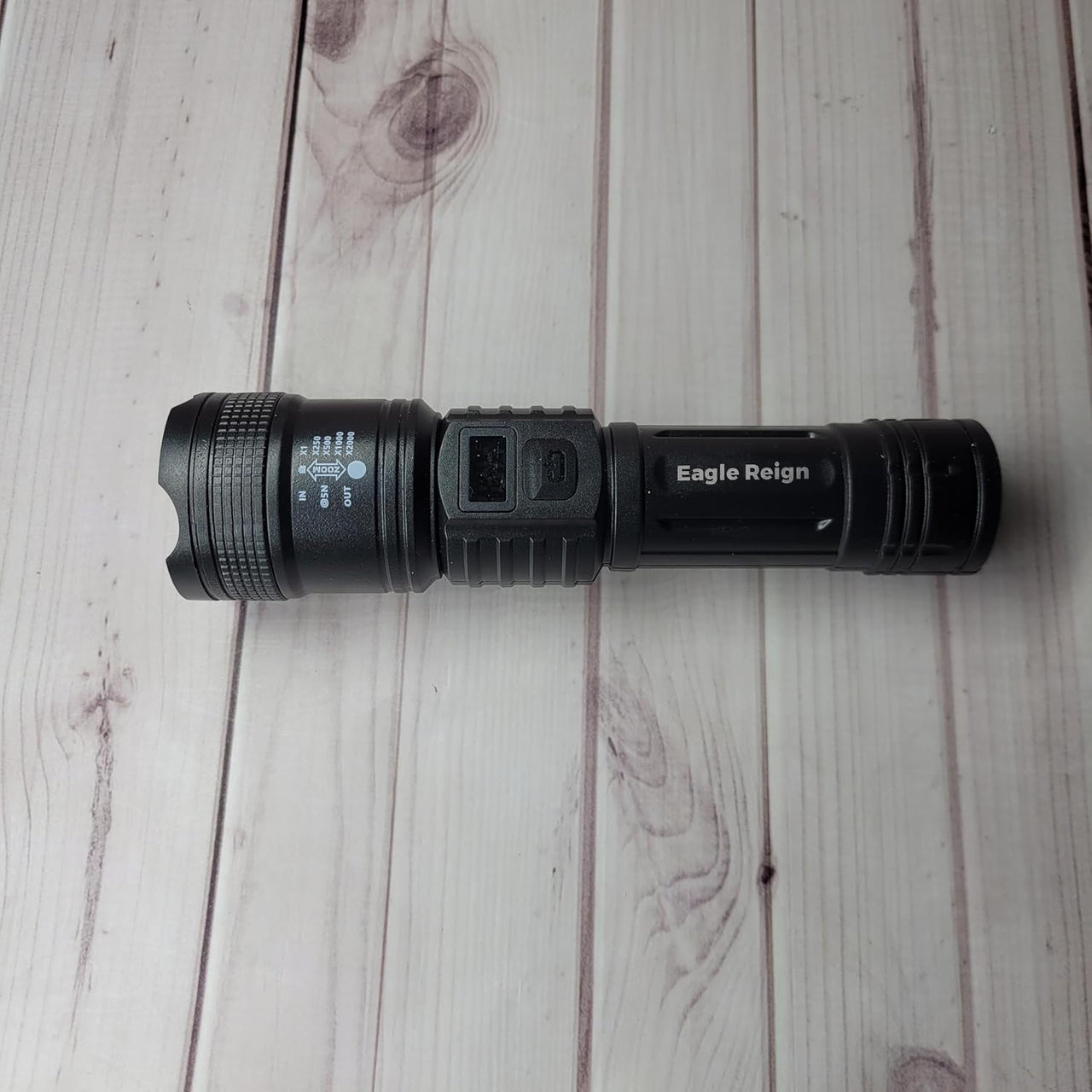 Eagle Reign High-Powered LED Flashlight | Rechargeable, Tactical & Waterproof Torch