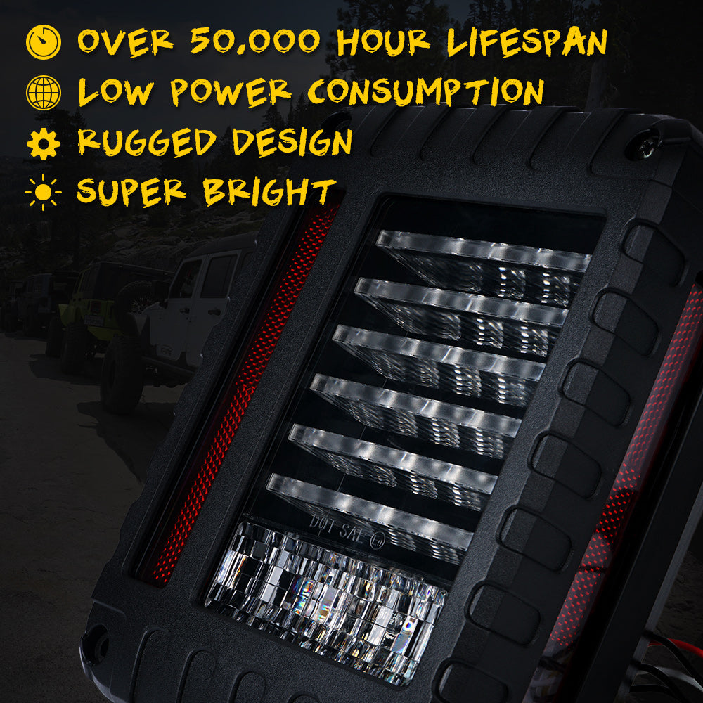 LED Taillights For Jeep JK Inspire