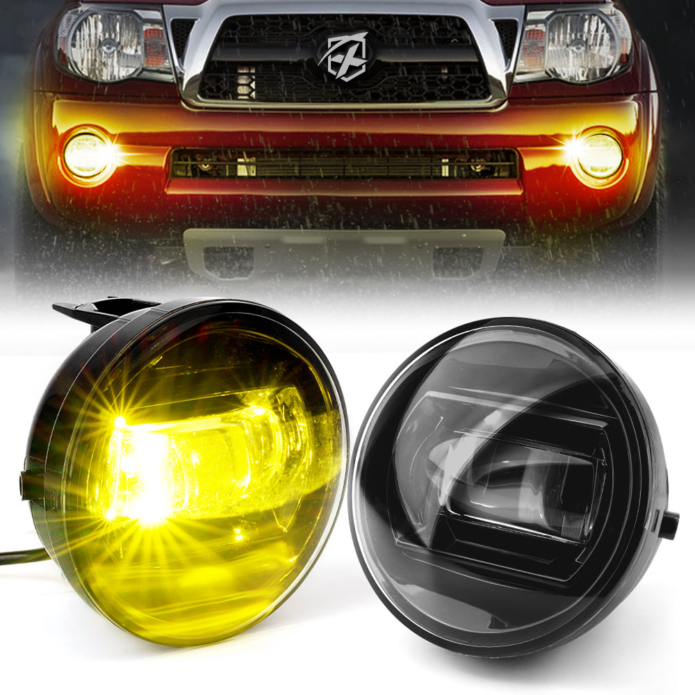 Luces Antiniebla LED Blanco-Ámbar Para Toyota Tacoma 2005-2011 Xprite