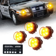 Hide-A-Way LED Strobe Lights Yellow