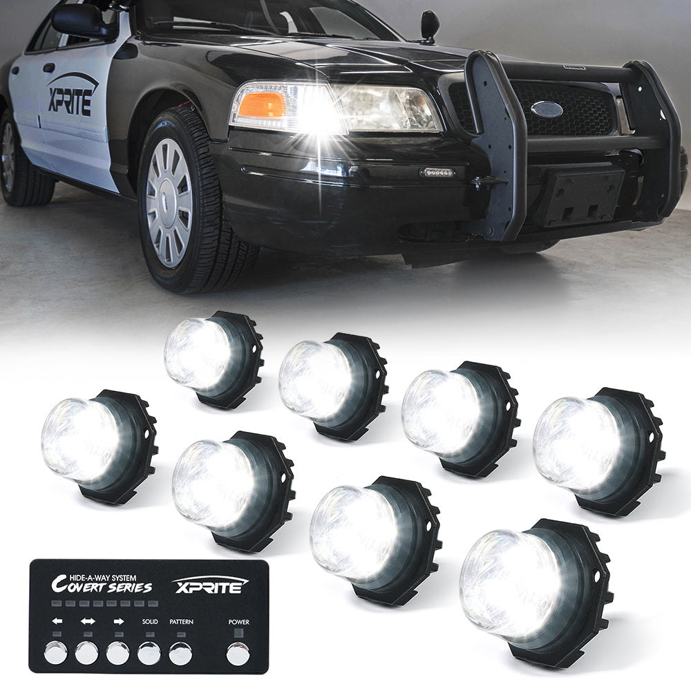 Hide-A-Way LED Strobe Lights Package