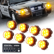 Hide-A-Way LED Strobe Lights Yellow