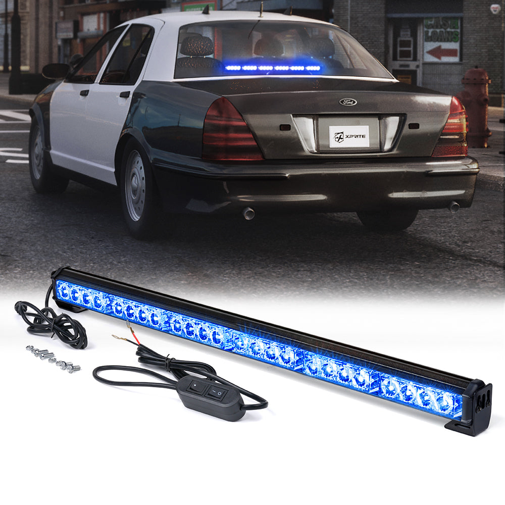 LED Strobe Light Bar Blue