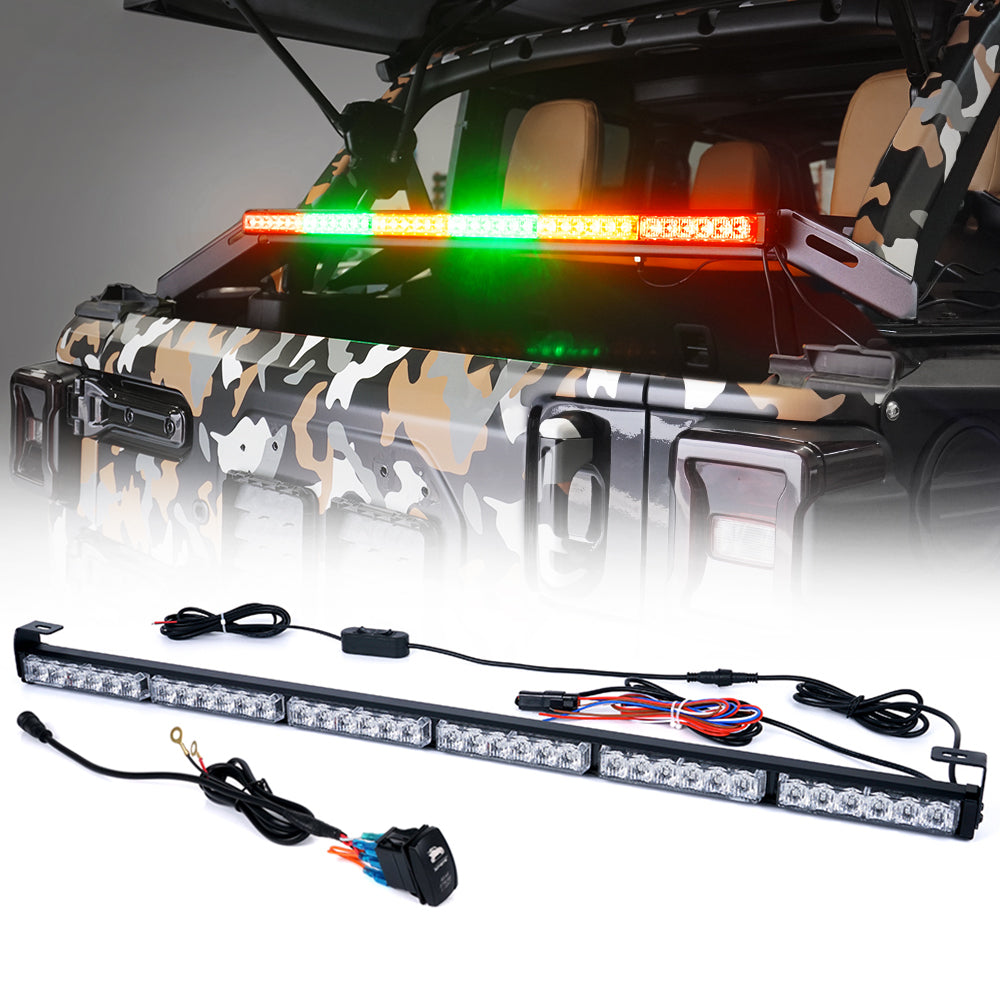 Rear Chase LED Strobe Lightbar 6