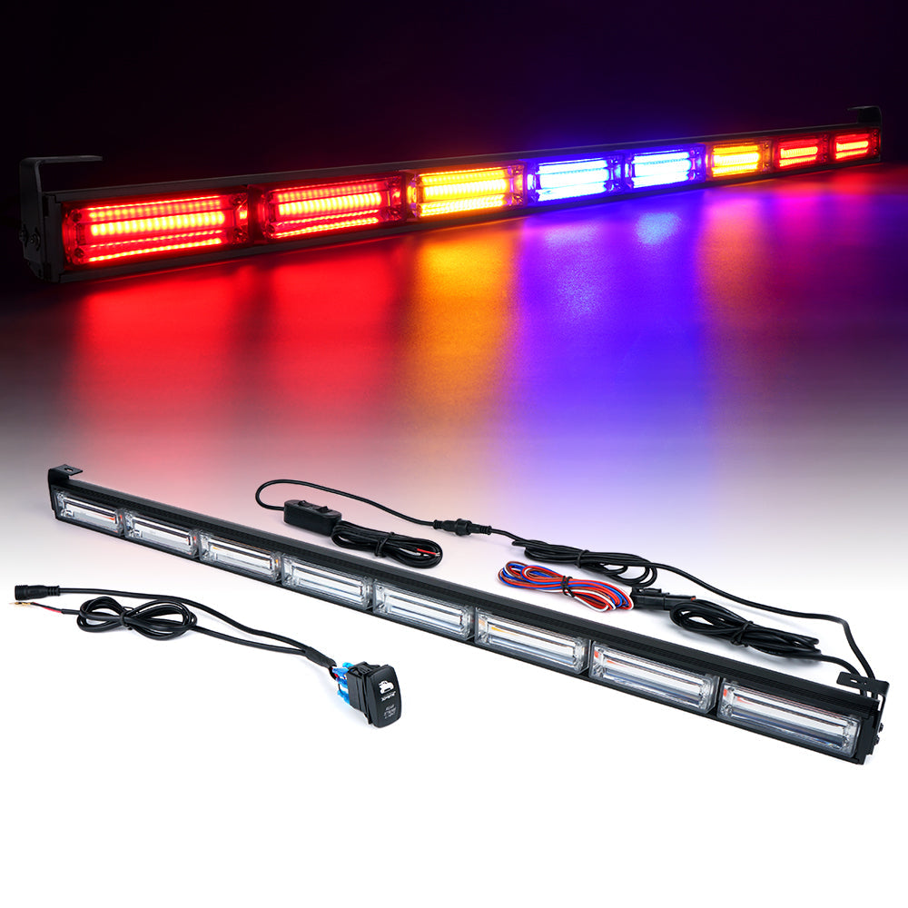 Rear Chase Strobe Light Bar blue