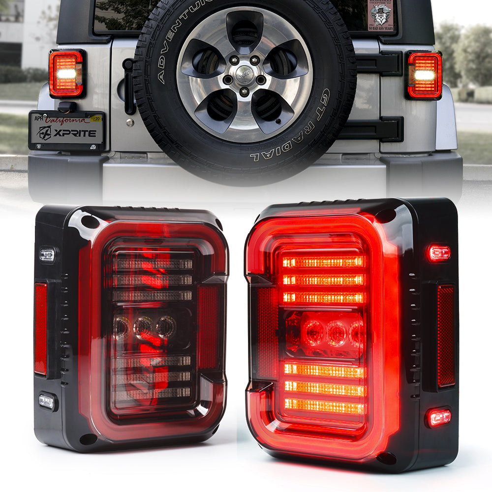 LED Taillights For Jeep JK