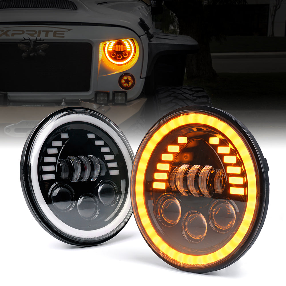 LED Headlights With DRL