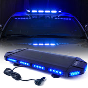 Roof Top Strobe Light Bar 27" Blue