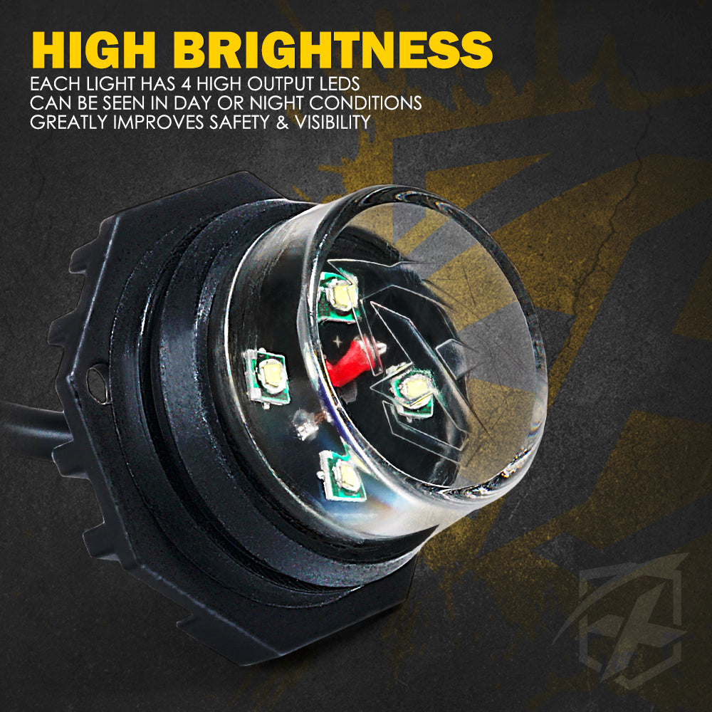 Hide-A-Way LED Strobe Lights Brightness