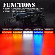 Rear Chase Strobe Light Bar function