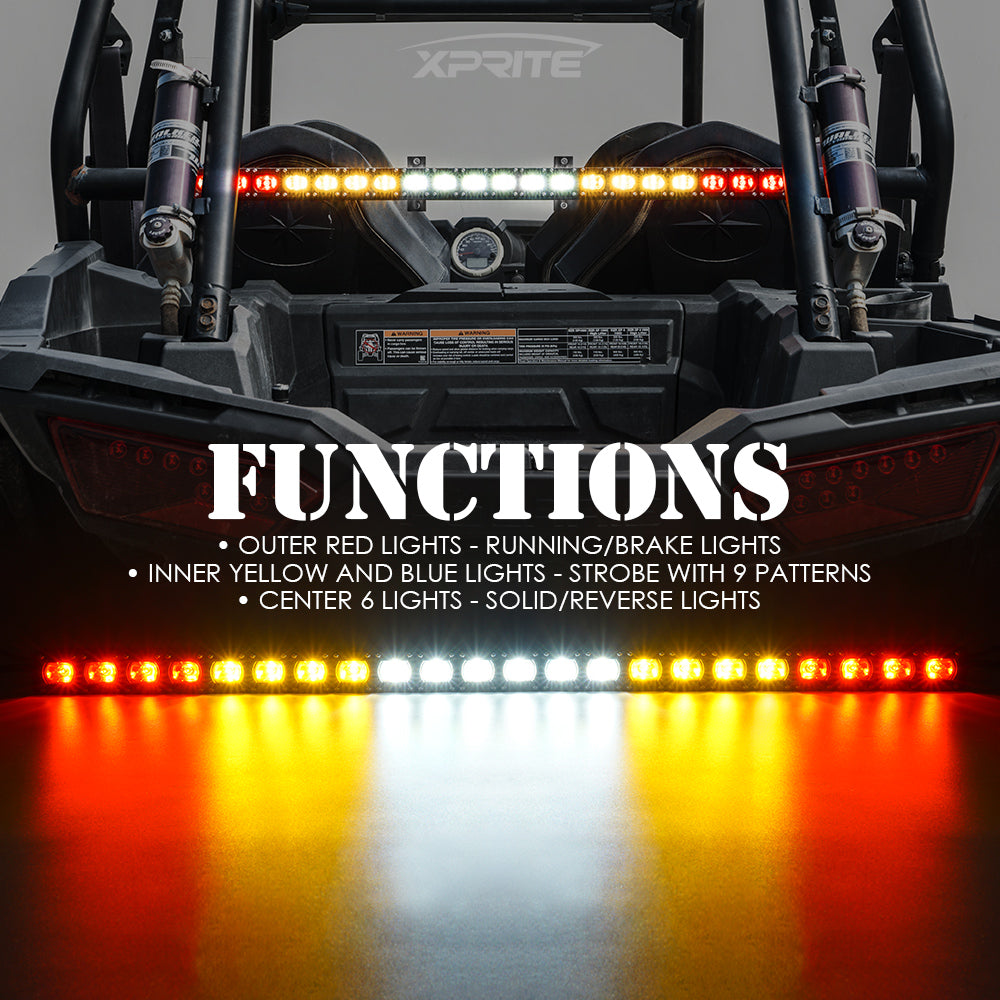 Rear Chase Strobe Light Bar function