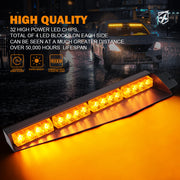 Dual LED Visor Windshield Strobe Lights Quality