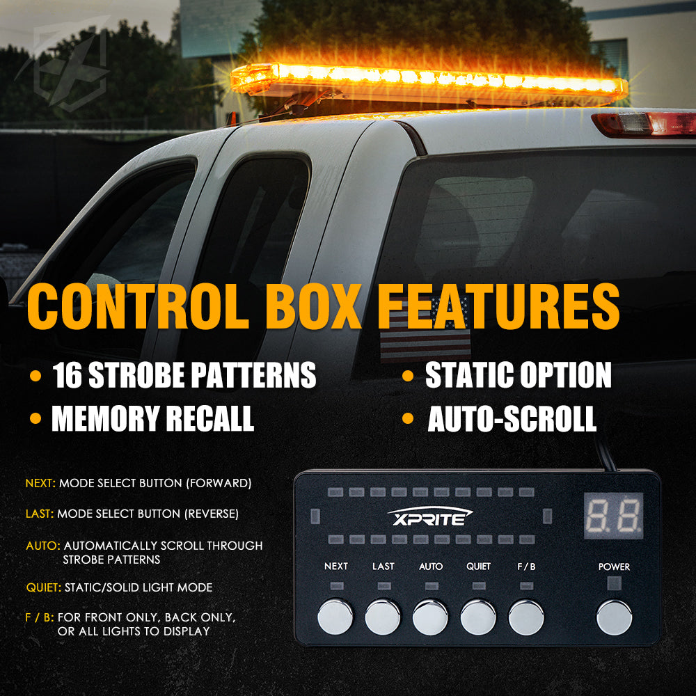 LED Rooftop Strobe Light Patterns