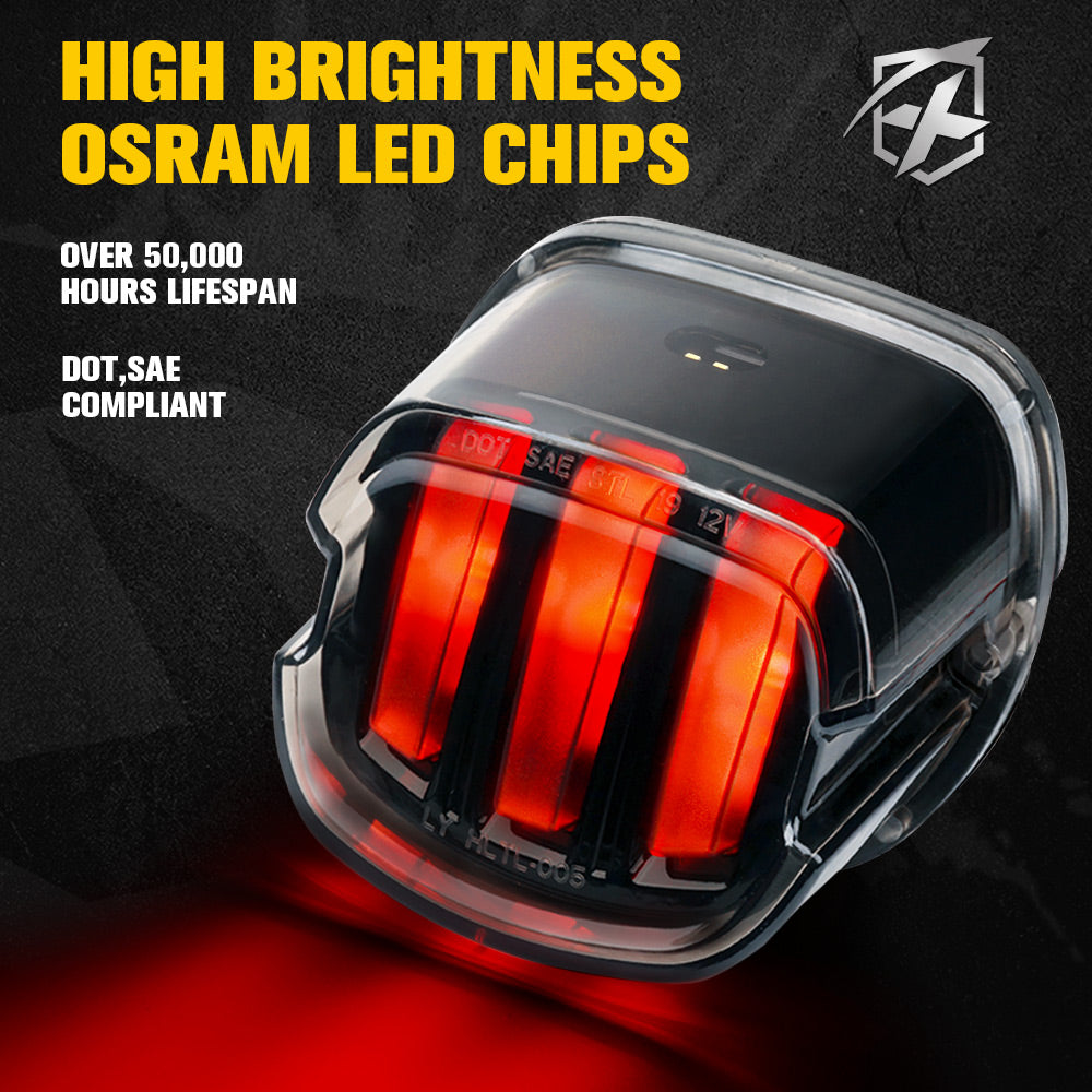 Rear LED Taillight Assembly Brightness