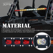 Rear Chase Strobe Light Bar intensity