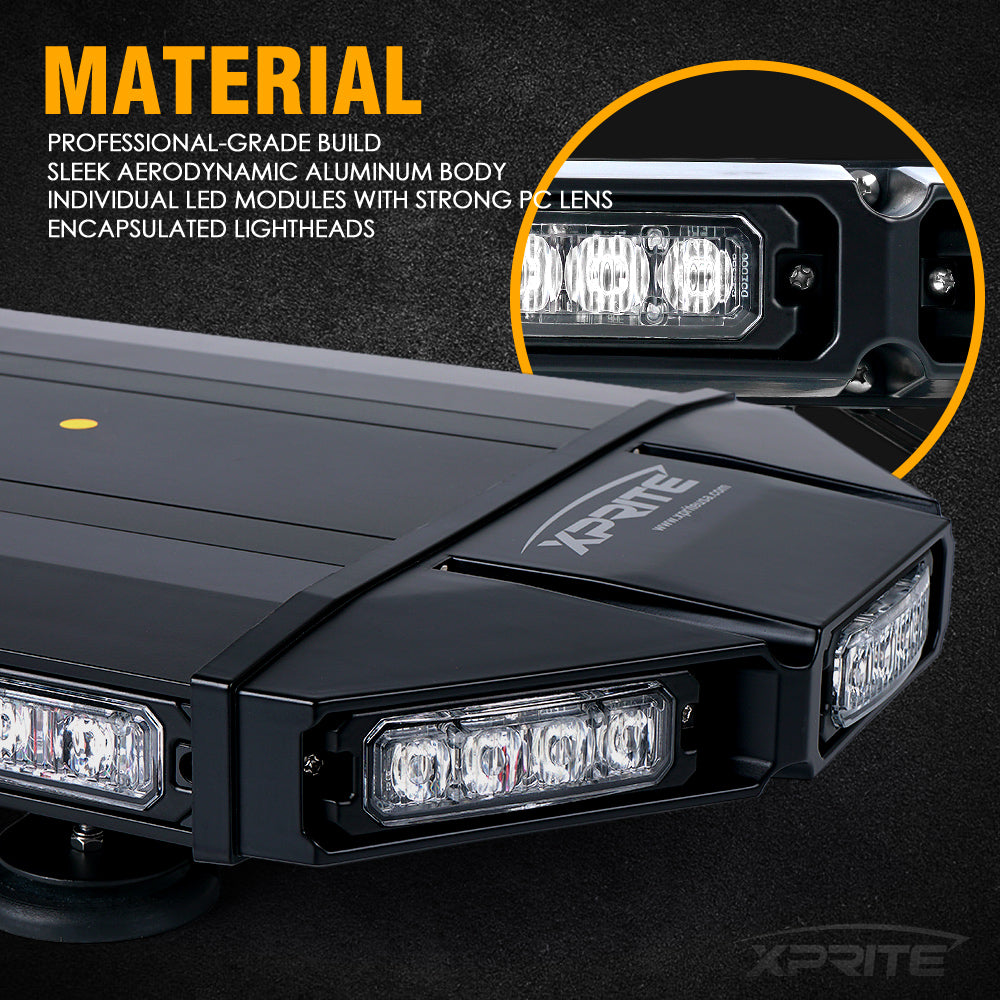 Roof Top Strobe Light Bar 27" Material