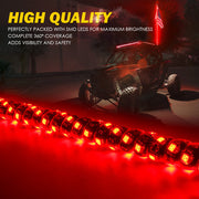 Spiral Single Color LED Whip Light Quality