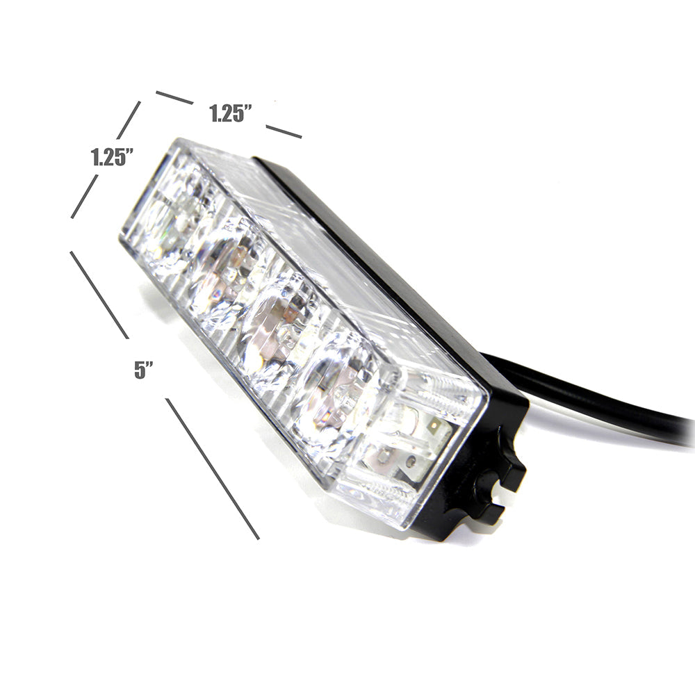 Surface Mount Grill Strobe Light Head Beam