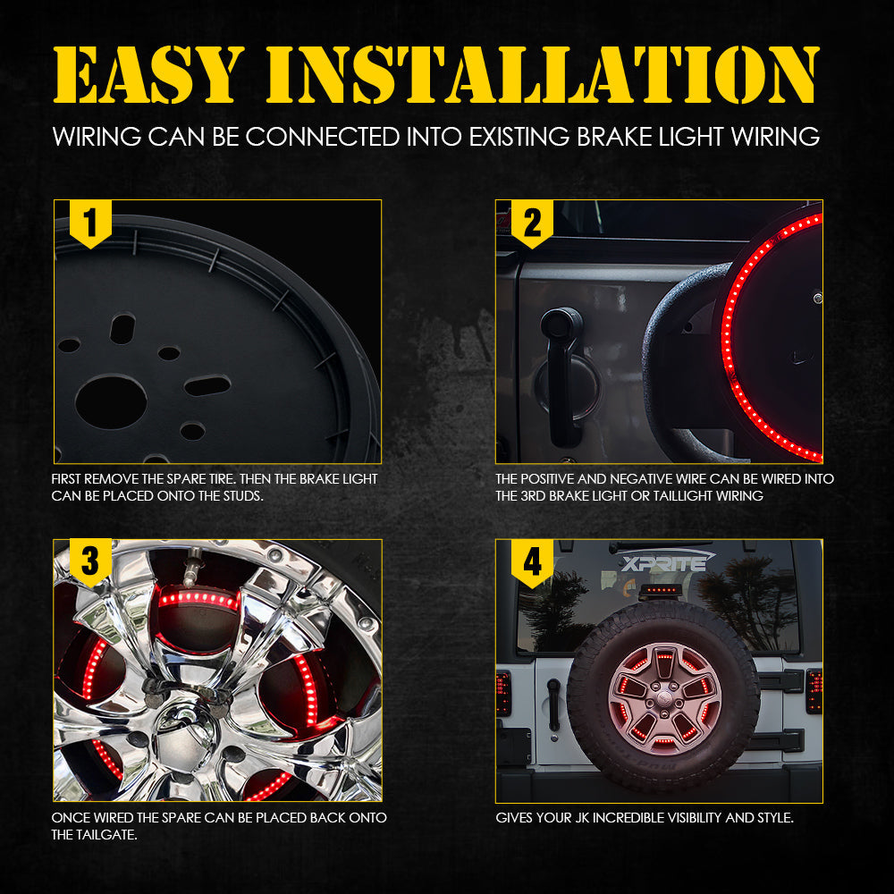 Spare Tire LED Brake Light Specs