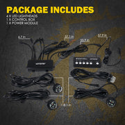 Hide-A-Way LED Strobe Lights Package