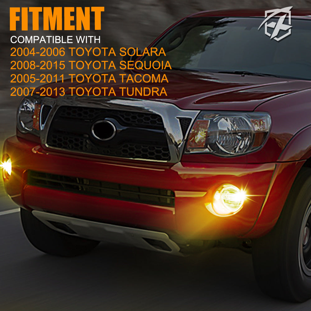 Luces Antiniebla LED Blanco-Ámbar Para Toyota Tacoma 2005-2011 Xprite