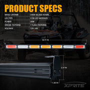 Rear Chase LED Strobe Lightbar 2