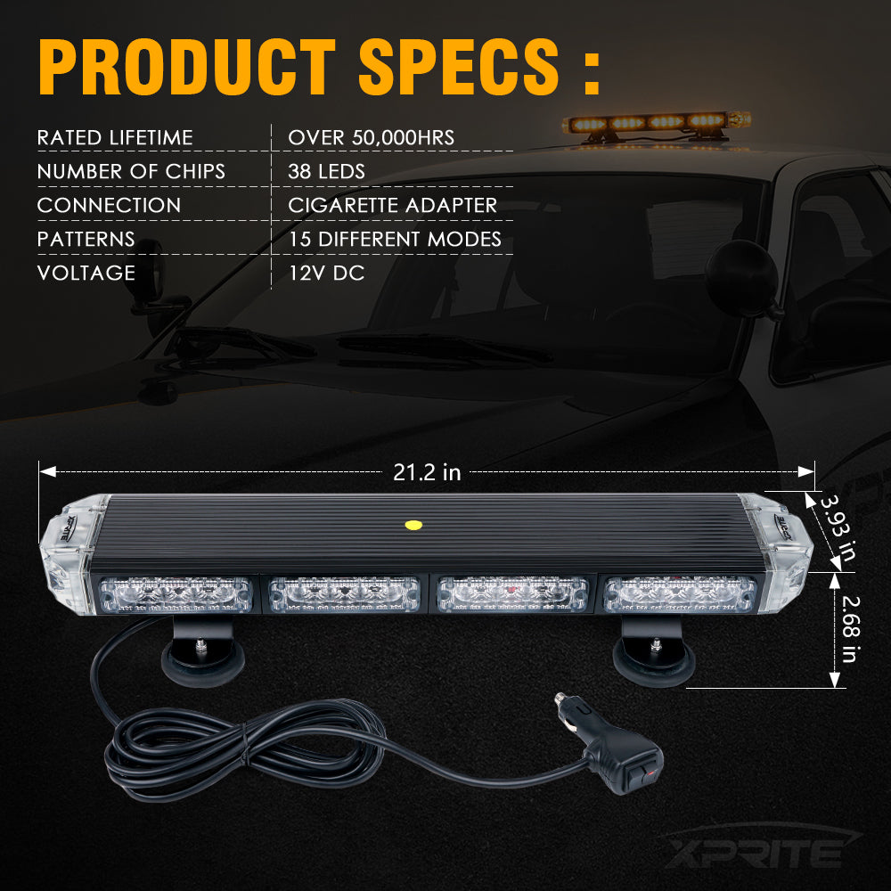 LED Strobe Light Bar Specs