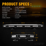 Roof Top Strobe Light Bar 27" Specs