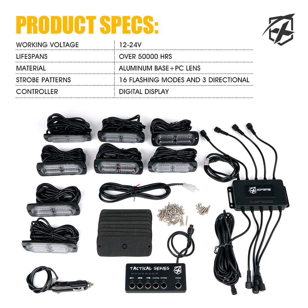 LED Marker Strobe Lights Specs