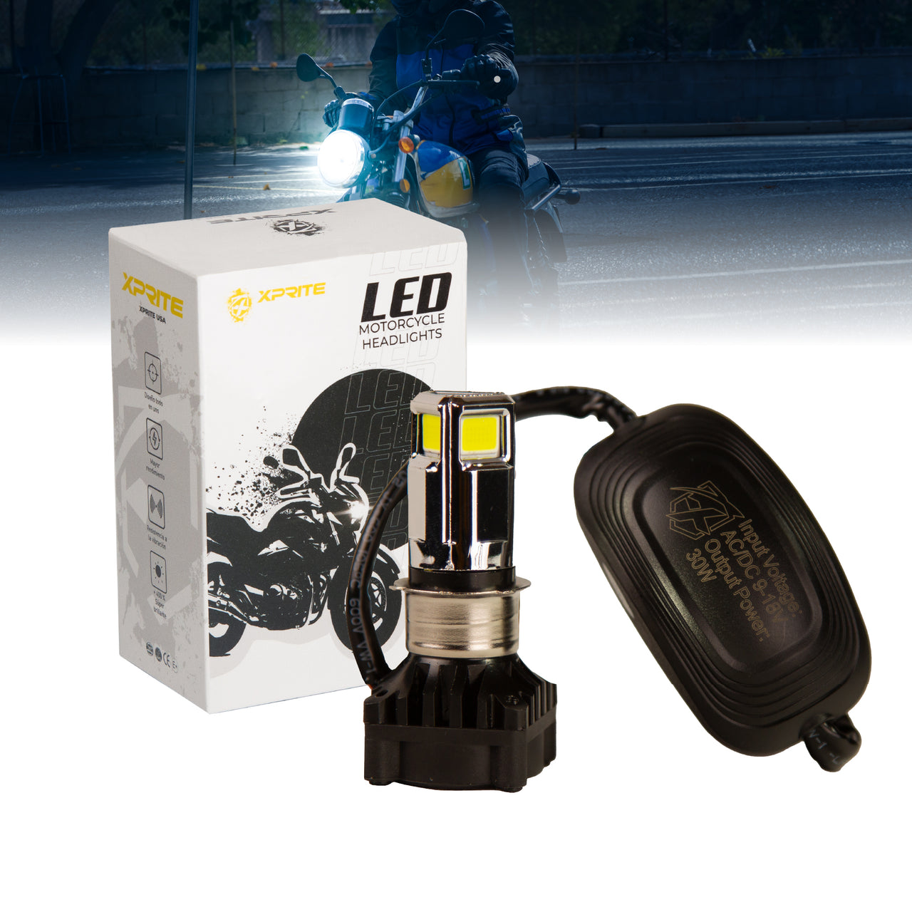 Bombilla LED Para Faros de Motocicletas | M02D 30W