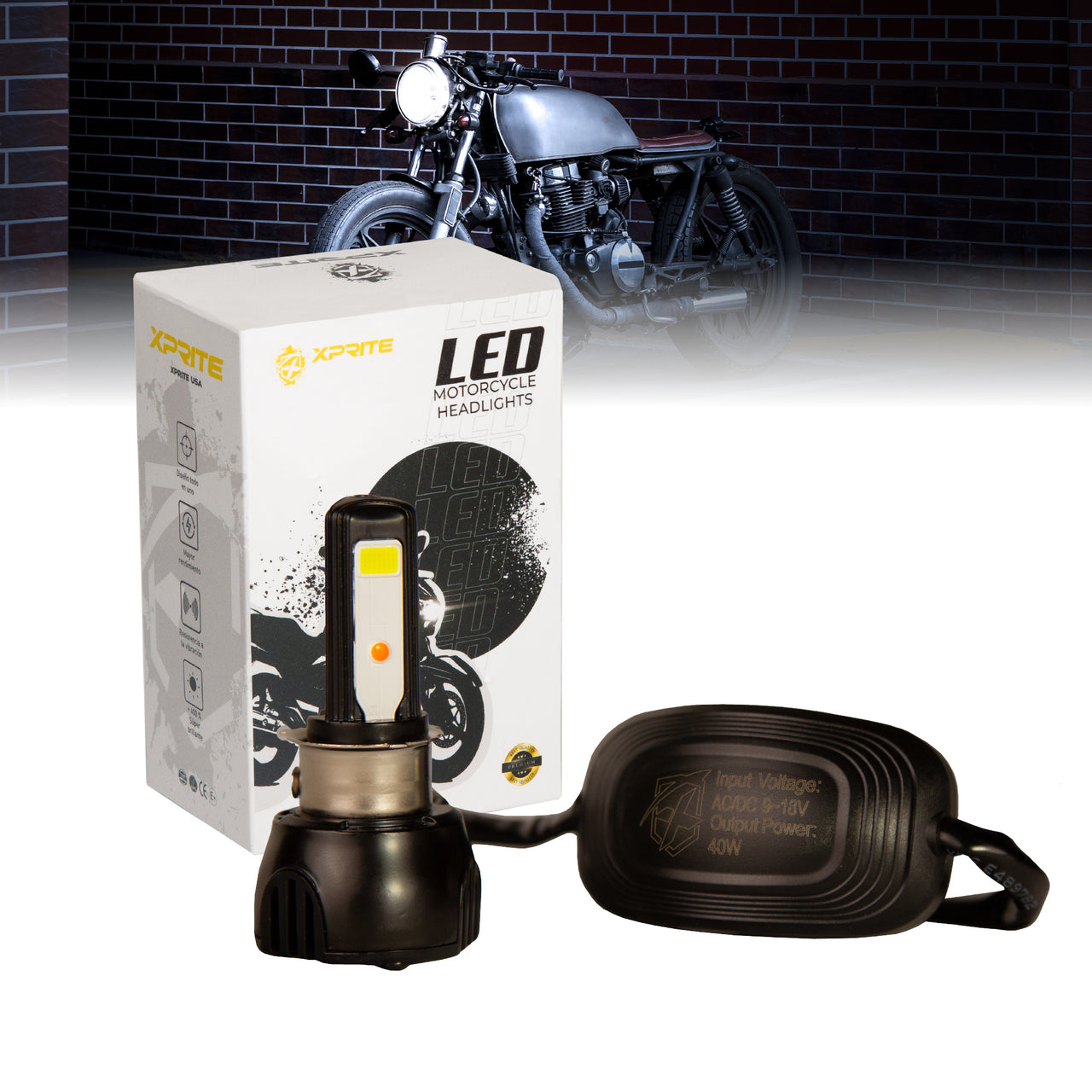 Bombilla LED Para Faros de Motocicletas | M02G 40W