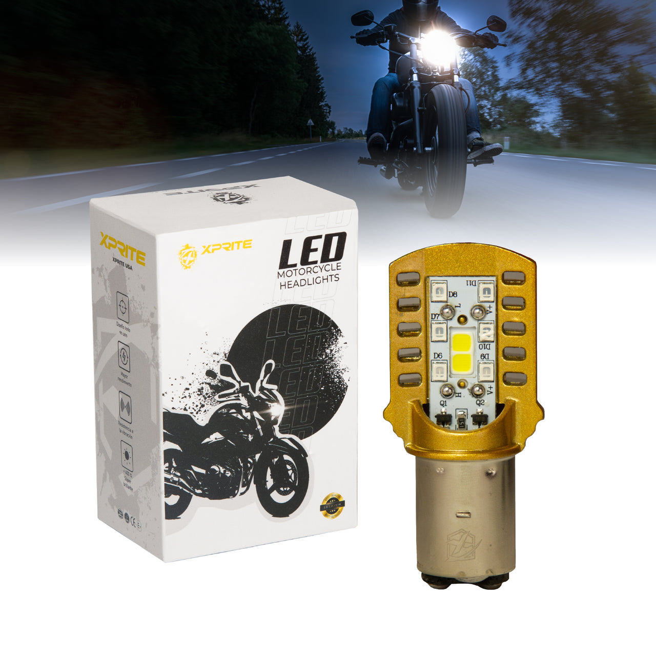 Bombilla LED Para Faros de Motocicleta | M11J-BA 8W