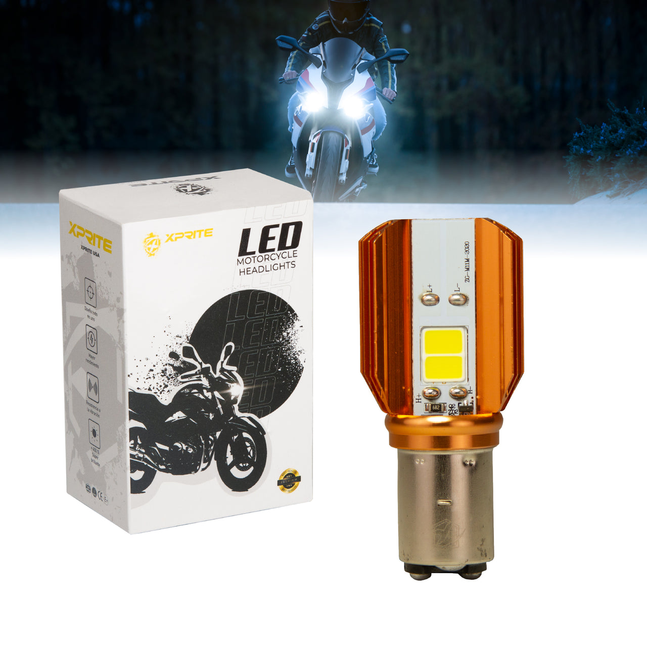 Bombilla LED Para Faros de Motocicleta | M11M-S2BA 20W