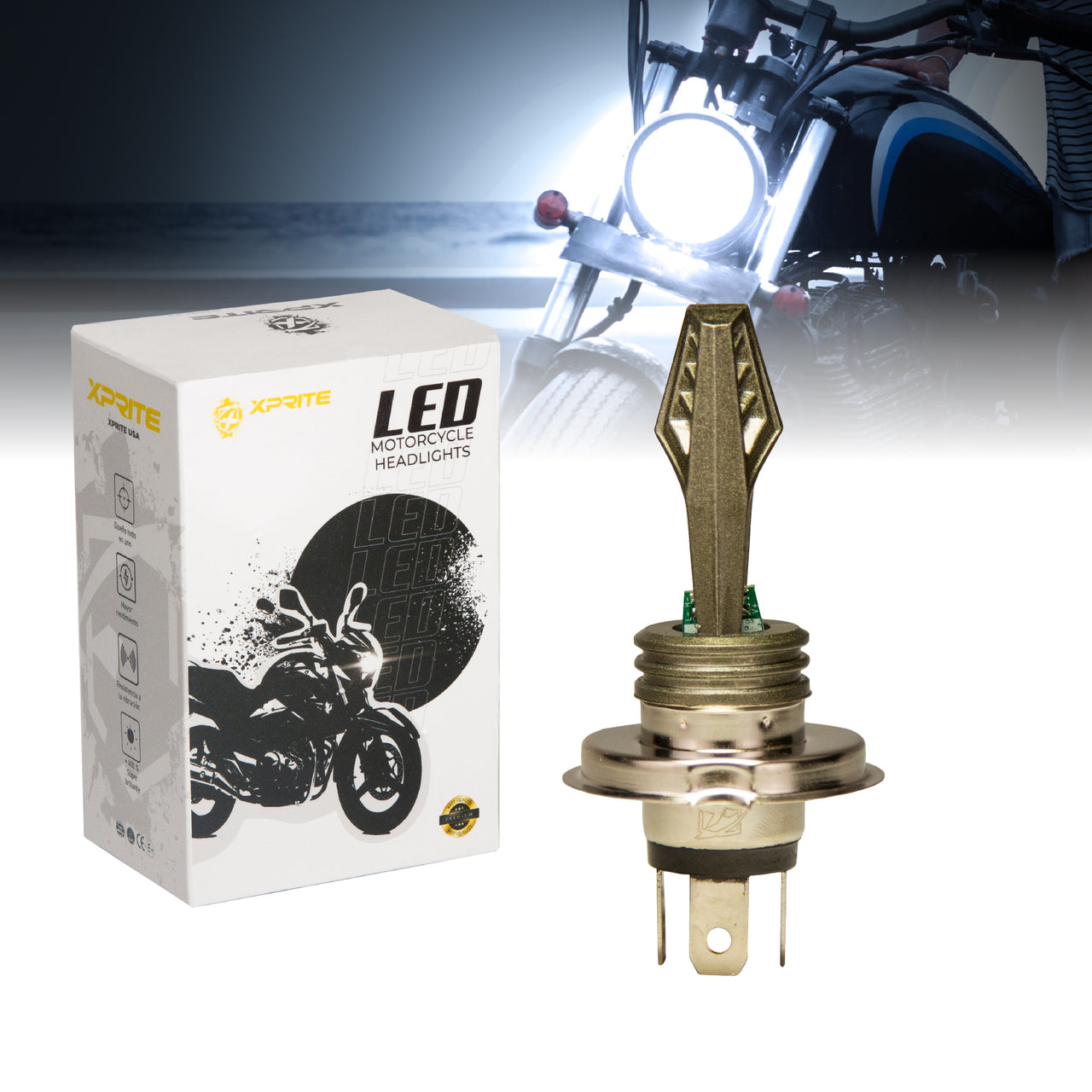 Bombilla LED Para Faros de Motocicleta | M11R-B H4